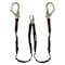 Frontline Combat Twin Leg 6' Rebar Hook Lanyard with Internal Shock Absorber LIS62R - alternate 1